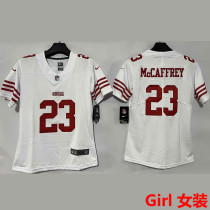 McCAFFREY #23 San Francisco 49ers Girl NFL Jersey 49人
