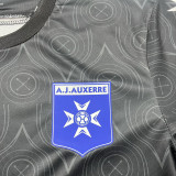 2025/26 AJ Auxerre Away Black Fans Soccer Jersey