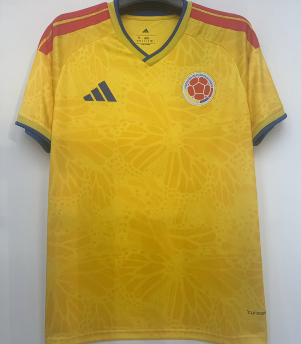 2026/27 Colombia 1:1 Quality Home Yellow Fans Soccer Jersey