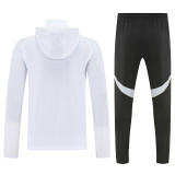 2026/27 AD~ White Hoody Zipper Jacket