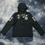 2025 Santos Black Retro style Windbreaker