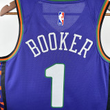 2025 Suns BOOKER #1 Purple City Edition NBA Jerseys