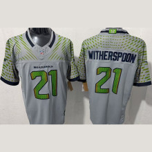 WITHERSPOON #21 Men's Seattle Seahawks NFL Jersey 海鹰