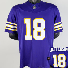 JEFFERSON #18 Men's Minnesota Vikings NFL Jersey 维京人