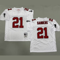SANDERS #21 Men's Atlanta Falcons Retro NFL Jersey 猎鹰