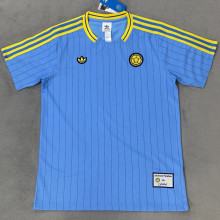 2026/27 Colombia Blue Retro Style Training Jersey