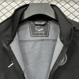 2026/27 PSG Jordan Black Outdoor Jacket #立领RK901  不带帽