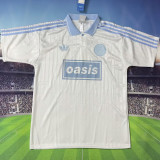 2025/26 AD x oasis #25 White Retro Style Fans Soccer Jersey (Have No.25 带号码）