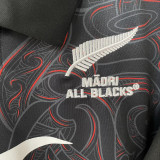 2025/26 All Blacks Home Black Rugby Shirt 全黑 有领