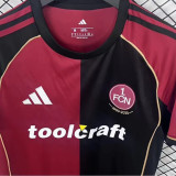 2025/26 1. FC Nürnberg Home Fans Soccer Jersey  纽伦堡