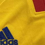 2000 Romania Home Yellow Retro Fans Soccer Jersey