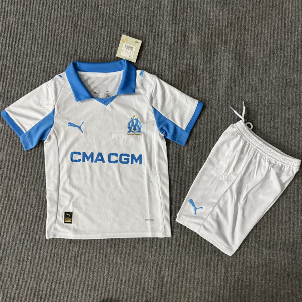 2025/26 MS Home White Kids Soccer Jersey