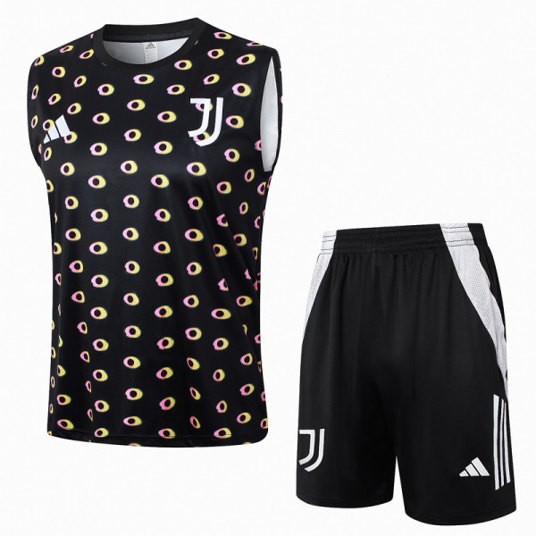 2025 JUV Black Vest Training Jersey(A Set)