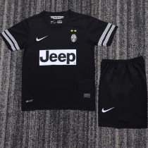 2012/2013 JUV Away Black Retro Kids Soccer Jersey