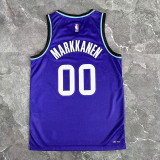 2026 Jazz MARKKANENE #00 Purple NBA Jerseys