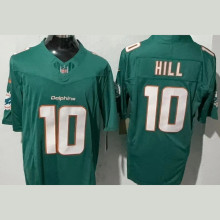 HILL #10 Men's Miami Dolphins NFL Jersey 海豚 (3代）