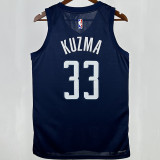 2025 Wizards KUZMA #13 Sapphire Blue NBA Jerseys