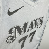 2025 Mavericks DONCIC #77 White NBA Jerseys