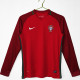 2016 Portugal Home Retro Long Sleeve Soccer Jersey