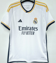 2023/24 RM 1:1 Quality Home White Fans Soccer Jersey