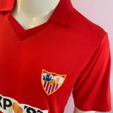 1987/1990 Sevilla FC Away Red Retro Soccer Jersey