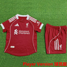 2025/26 LFC Home Red Player Version Kids Jersey 球员版童装