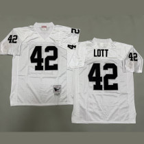 LOTT #42 Men's Las Vegas Raiders Retro NFL Jersey 突袭者
