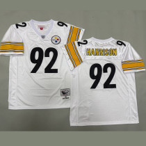 HARRISON #92 Men's Pittsburgh Steelers Retro NFL Jersey 钢人