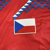 1990 Slovak Home Red Retro Soccer Jersey