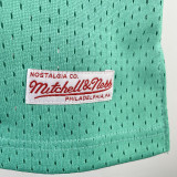 TIFFANY & CO. #57 Mitchell Ness Green Retro NBA Jerseys 热压