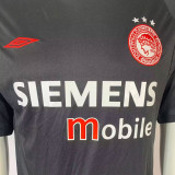 2004/05 Olympiacos Away Blalck Retro Soccer Jersey 奥林匹亚科斯
