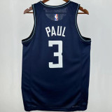 Clippers PAUL #3 Sapphire Blue City Edition NBA Jersey