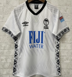 2025/26 Fiji Home White Rugby Jersey 斐济