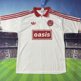 2025/26 AD x oasis #25 White Retro Style Fans Soccer Jersey (Have No.25 带号码）
