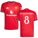 2025/26 M Utd 1:1 Quality Home Red Fans Soccer Jersey