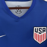 PULISIC #10 U.S 1:1 Quality Away Fans Soccer Jersey 2024/25 ★★