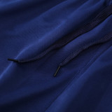 2025 Flamengo Sapphire Blue Vest Training Jersey(A Set)