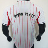 2025/26 River Plate White Baseball Player Version T-Shirt  硅胶版
