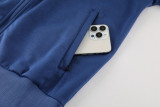 2025 In Milan Light Blue Hoody Zipper Jacket