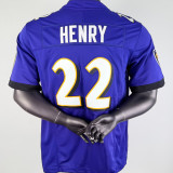 HENRY #22 Men's Baltimore Ravens NFL Jersey 乌鸦