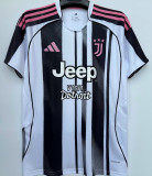 2025/26 JUV 1:1 Quality Home Fans Soccer Jersey 带胸前新广告