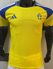 2026/27 Sweden Home Yellow Player Version Soccer Jersey