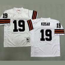 KOSAR #19 Men's Cleveland Browns Retro NFL Jersey 布朗