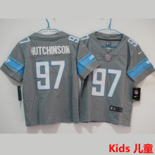 HUTCHINSON #97 Detroit Lions Kids NFL Jersey 雄狮