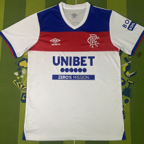 2025/26 Glasgow Rangers Away White Fans Soccer Jersey