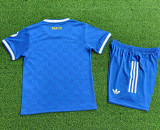 2025/26 RM Third Blue Player Version Kids Soccer Jersey 球员版童装