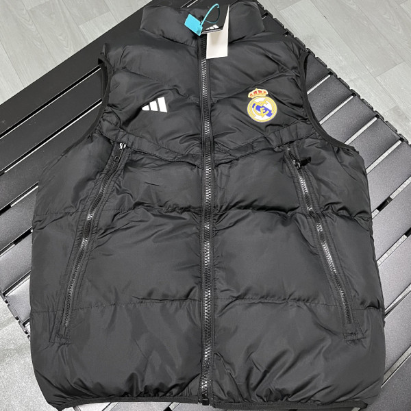 2026/27 RM Black Cotton Vest Jacket  J3304