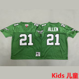 ALLEN #21 Philadelphia Eagles Retro Kids NFL Jersey 老鹰
