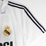 1984/85 RM White Home Retro Soccer Jersey