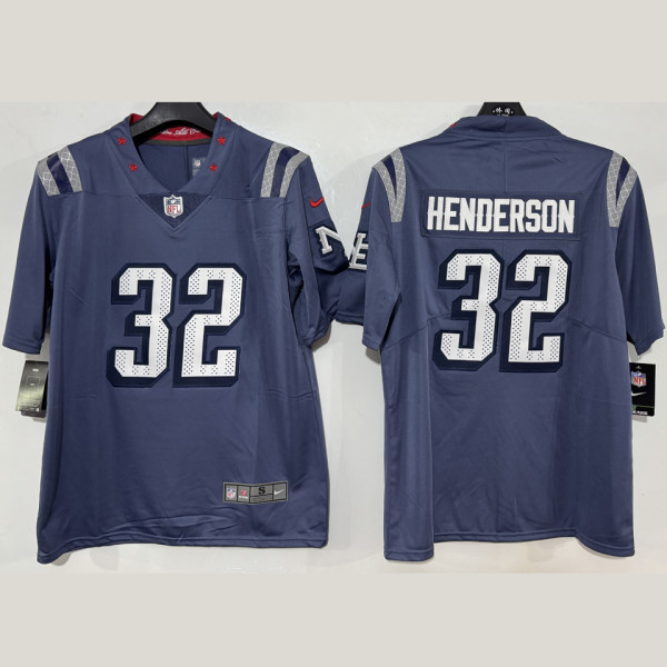 HENDERSON #32 Men's New England Patriots NFL Jersey 爱国者